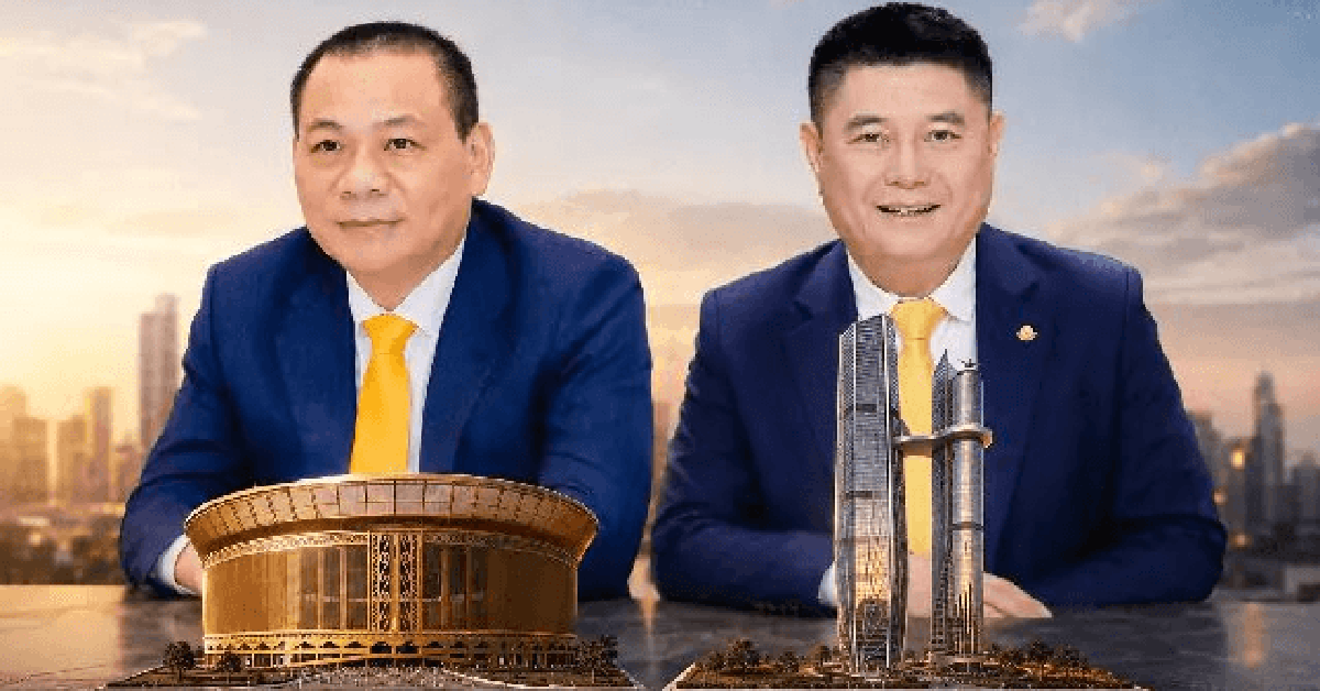 Một nhà thầu lớn sẽ góp mặt xây dựng Tòa tháp đôi cao nhất thế giới nối thẳng đến Sân vận động lớn nhất thế giới của Vingroup