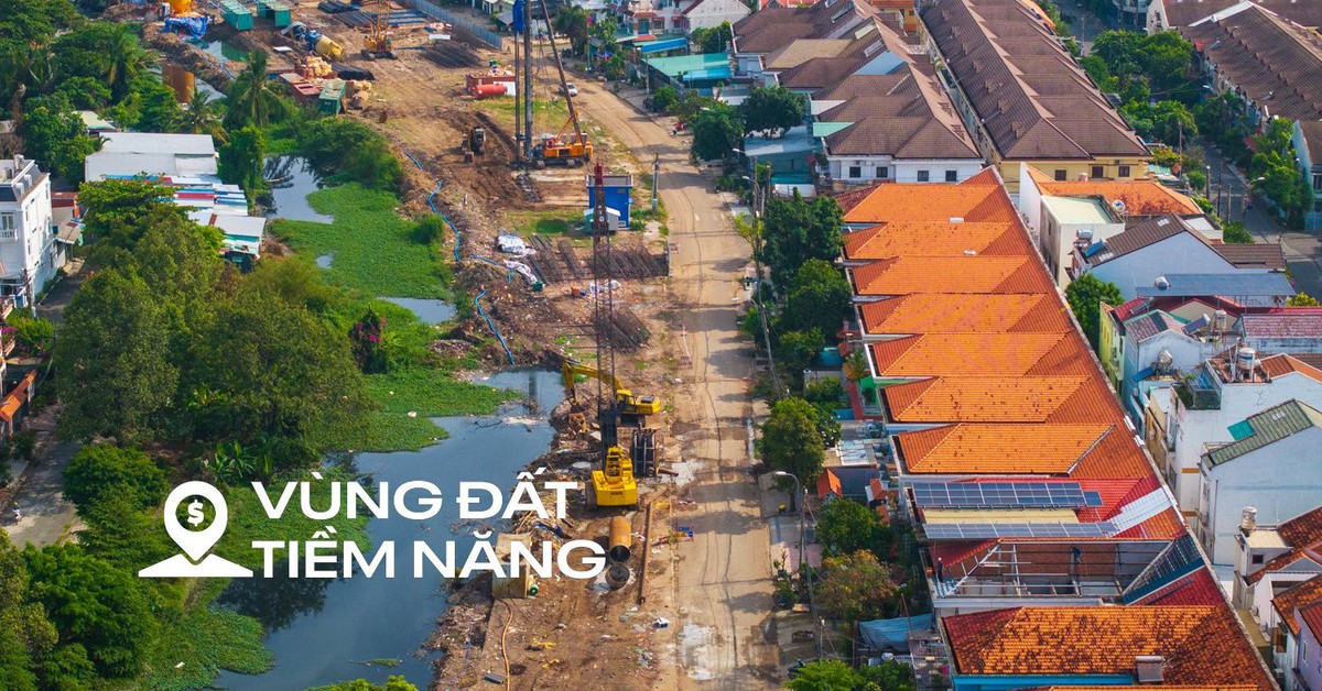 Cận cảnh đại công trường cầu đường Bình Tiên 6.300 tỷ: Máy móc rầm rộ san lấp mặt bằng, BĐS khu Nam chờ trục kết nối mới