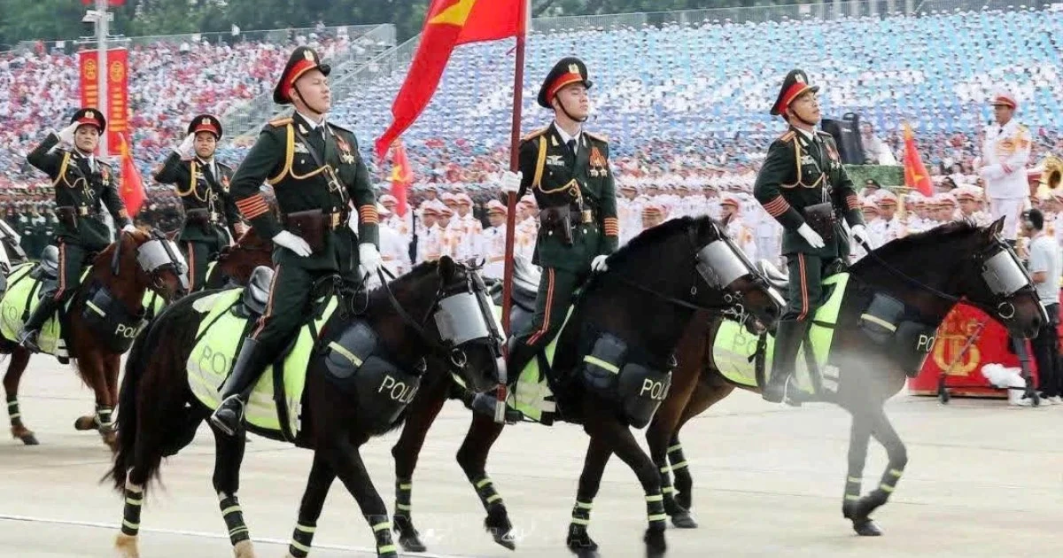 Lạng Sơn lần đầu diễu hành Kỵ binh dịp Quốc khánh