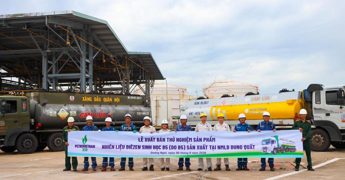 Nhà máy lọc dầu doanh thu hơn 100.000 tỷ của Việt Nam lần đầu tiên xuất bán một loại nhiên liệu mới