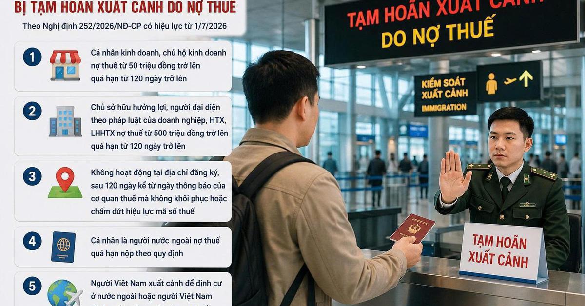 Chỉ đạo mới nhất từ Cục Thuế về tạm hoãn xuất cảnh