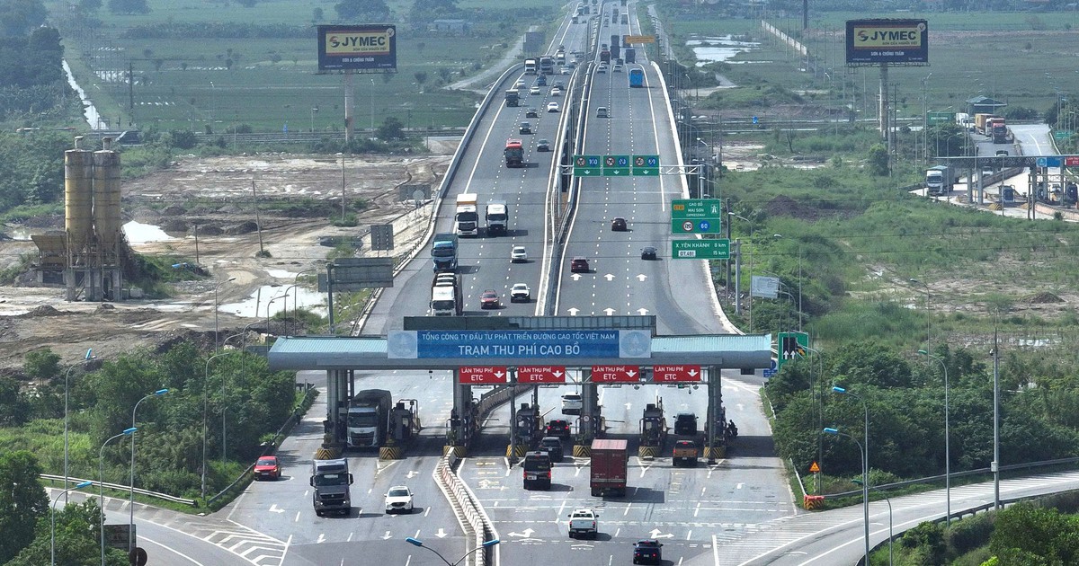 CSGT dự kiến "mượn" làn ngược chiều cao tốc Cao Bồ - Pháp Vân để giảm ùn tắc
