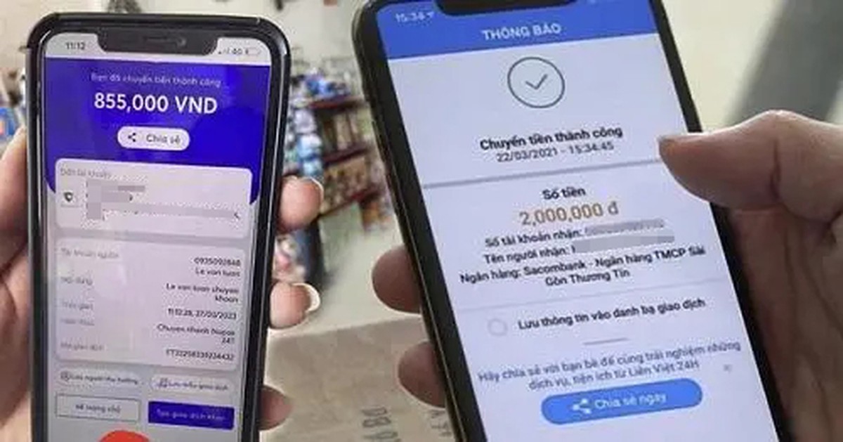 Người từng chuyển khoản vào 6 tài khoản OCB, PVcomBank, BIDV, VIB, Vietcombank và Sacombank dưới đây, khẩn trương trình báo Công an