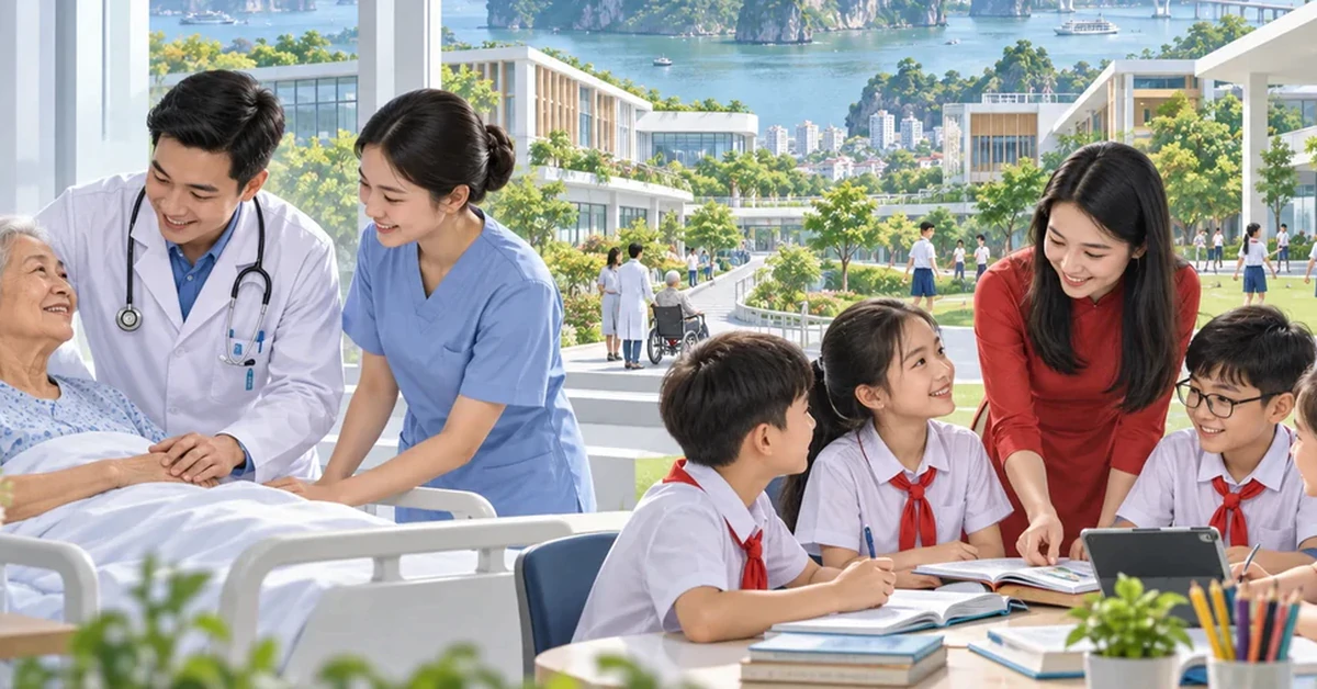Quảng Ninh dự kiến thí điểm mô hình ‘trường học xã hội chủ nghĩa’, ‘bệnh viện xã hội chủ nghĩa’