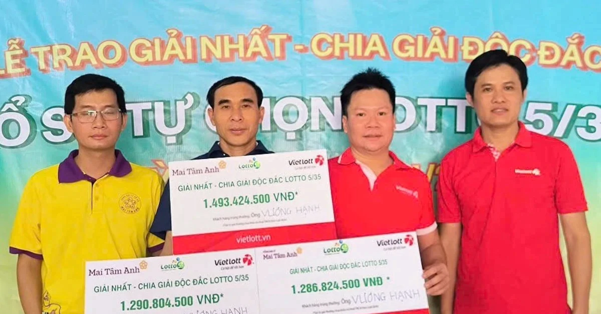 Người trúng 3 giải nhất Vietlott không đeo mặt nạ