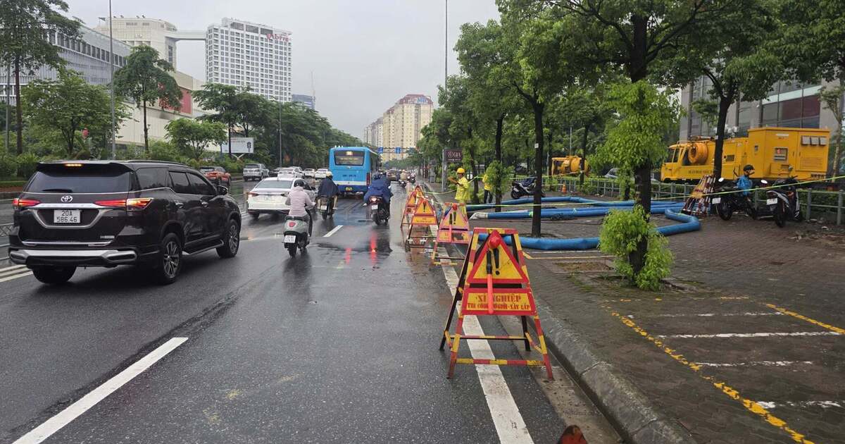 Sở Xây dựng Hà Nội: Các công trình chống úng ngập phát huy hiệu quả