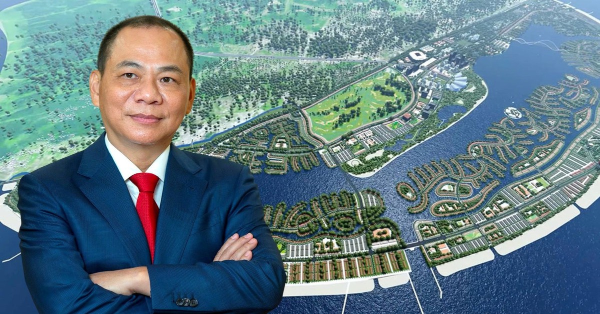 Tỷ phú Phạm Nhật Vượng đang cho gần 9.000 người, hơn 2.000 máy móc thi công xuyên ngày đêm tại siêu dự án 18 tỷ USD