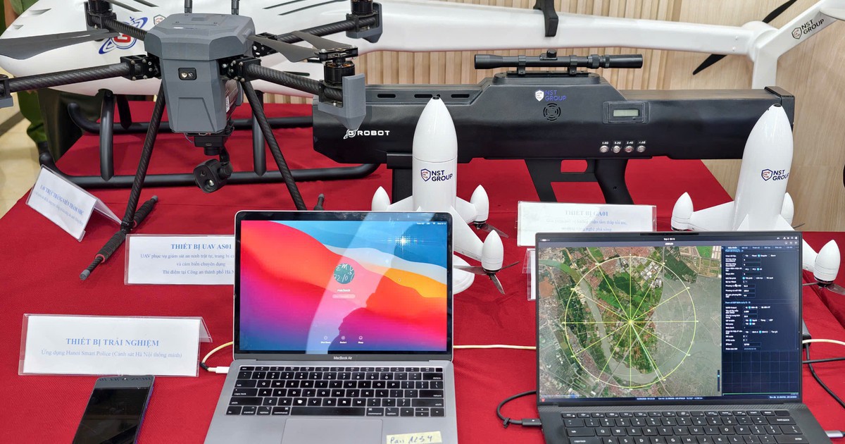 Công an Hà Nội ra mắt "Cảnh sát thông minh", đưa UAV giám sát an ninh