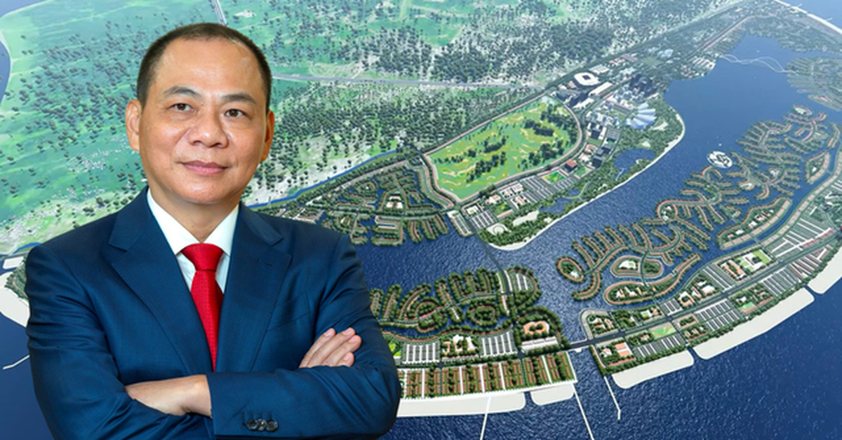 DN tỷ phú Phạm Nhật Vượng khởi công xây công trình phục vụ nửa triệu người/năm ở đô thị lấn biển 10 tỷ USD