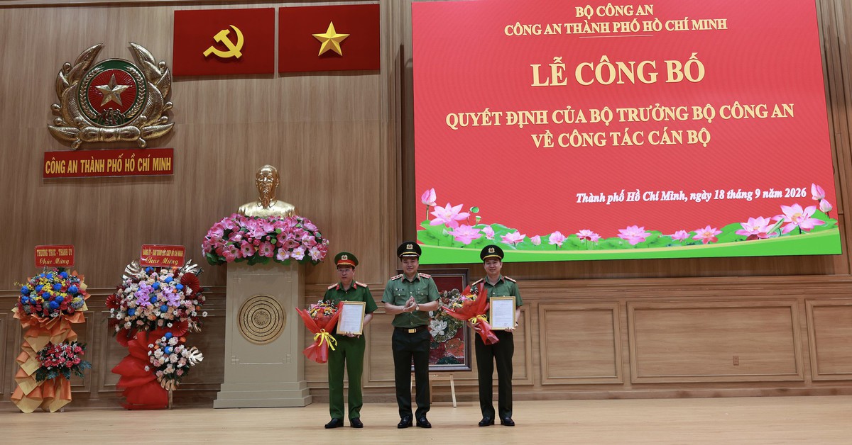 Đại tá Lê Công Anh làm Thủ trưởng Cơ quan An ninh điều tra Công an TPHCM