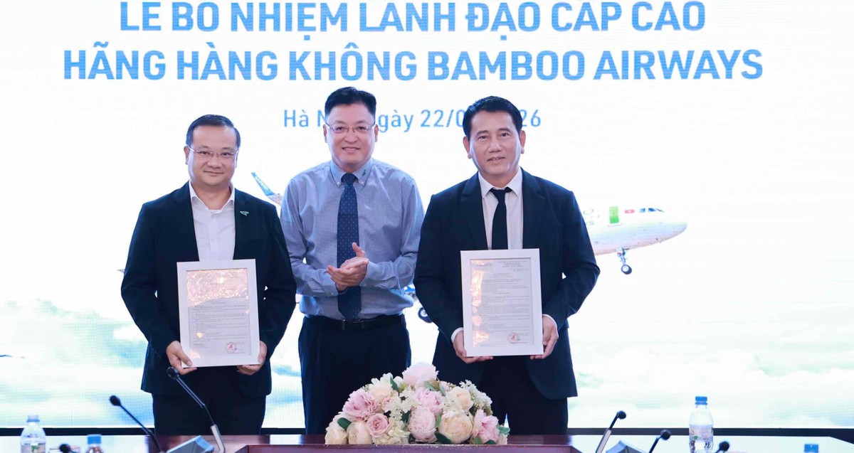 Bamboo Airways bổ nhiệm 2 Phó Tổng Giám đốc mới giữa lúc đội bay chỉ còn 1 chiếc