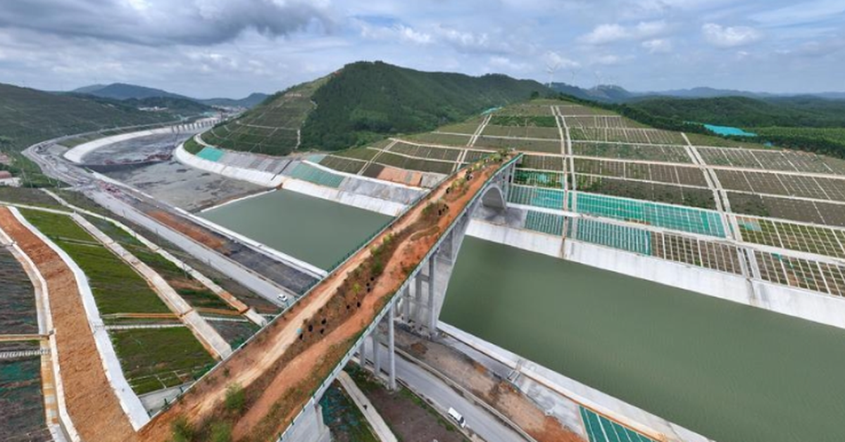 Phát hiện Trung Quốc đào 315 triệu m³ đất đá, vượt mực nước hơn 65m xây kênh đào: Tạo ra tuyến đường dài 134 km, mở đường cho trái cây lưu thông