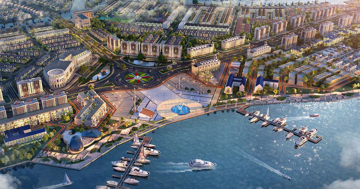 Chuyển động mới tại khu đô thị 1.000 ha, có 32km đường sông bao bọc của Novaland