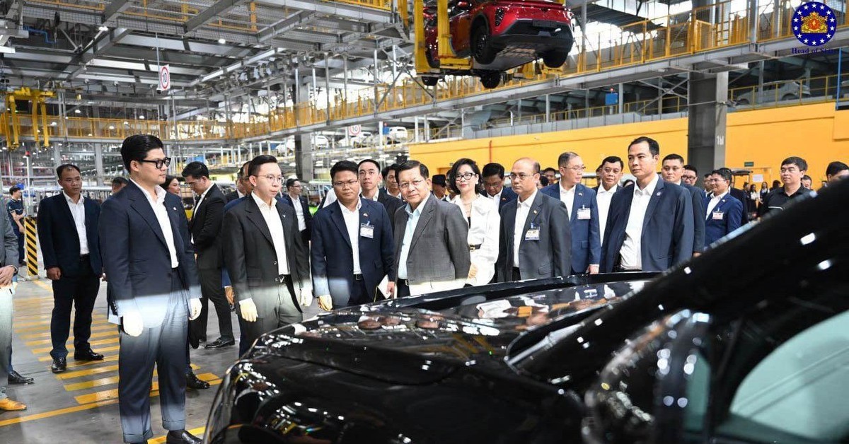Thăm nhà máy VinFast, Tổng thống Myanmar bày tỏ ấn tượng với 3 thứ của hãng xe “Made in Vietnam”