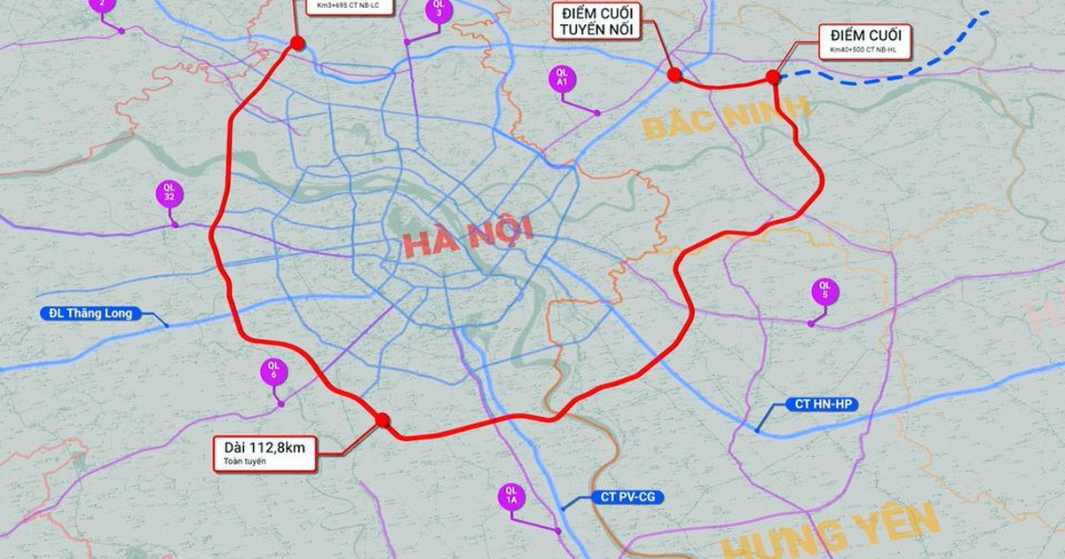 Diễn biến mới tại “siêu dự án” 86.000 tỷ đồng dài hơn 112 km, kết nối Hà Nội với Hưng Yên, Bắc Ninh