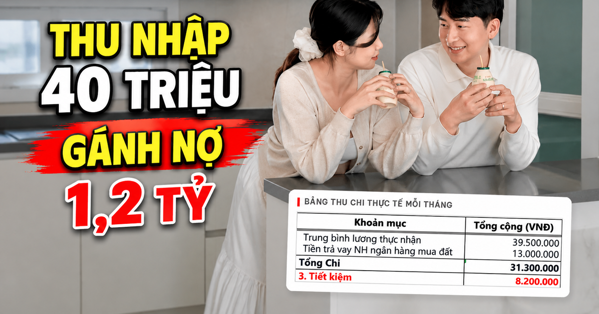Thu nhập 40 triệu/tháng, gánh nợ 1,2 tỷ mua đất: Vợ chồng Hà Nội vẫn để dành 8,2 triệu mỗi tháng nhờ cách chia tiền này