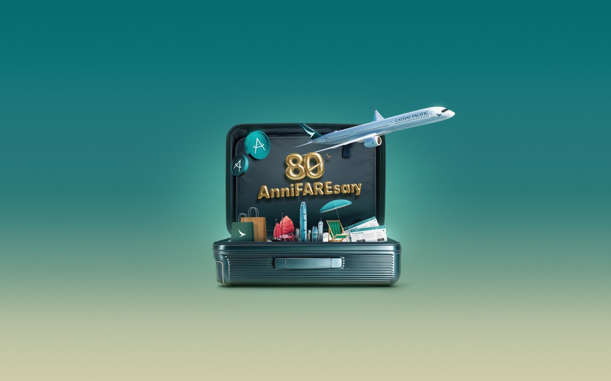 Cathay kỷ niệm 80 năm đồng hành cùng khách hàng với loạt ưu đãi vé đặc biệt AnniFAREsary