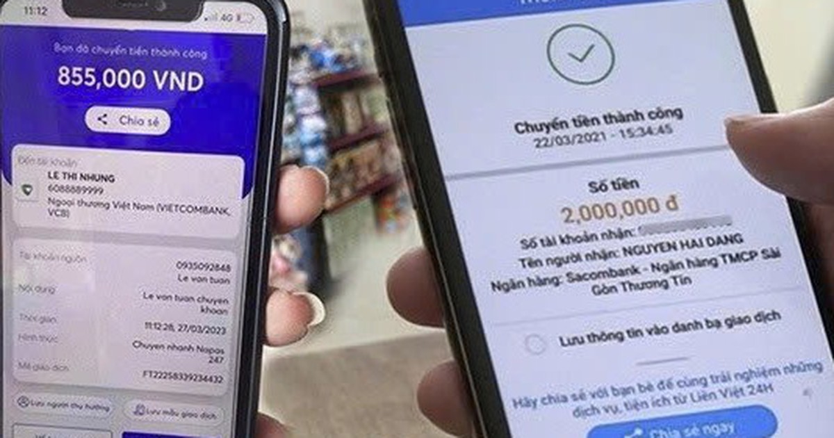 Người dùng tài khoản ngân hàng sẽ phải ra giải trình với công an nếu phát sinh giao dịch nhận/chuyển tiền sau
