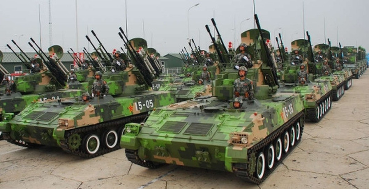 Pháo phòng không tự hành Type 95 SPAAA của Trung Quốc nguy hiểm đến mức ...