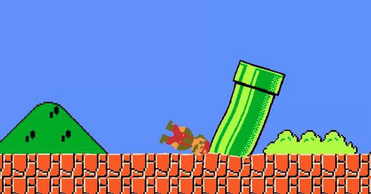 Super Mario trở thành một thí nghiệm vật lý siêu thực trong game trình ...