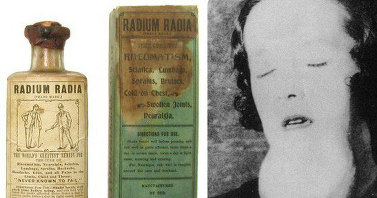 Trước khi biết về sự nguy hiểm của Radium, con người đã từng dùng nó ...