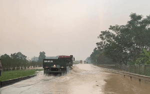 Tin mới nhất tình hình nước lũ ngập cao tốc Hà Nội - Thái Nguyên