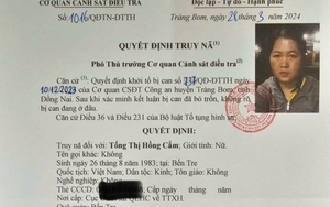 Truy n&atilde; Tống Thị Hồng Cẩm