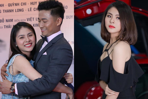 Nghẹn lòng khoảnh khắc con trai Quý Bình gạt nước mắt cho mẹ, chăm chú nhìn bố lần cuối - Ảnh 2.