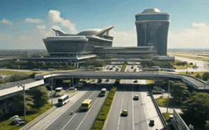 Hình ảnh bất ngờ ở sân bay mới cách Hà Nội 40km - sẽ sớm có tuyến đường 71.000 tỷ nối thẳng tới Thủ đô? - Ảnh 2.