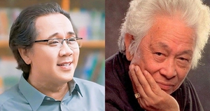 Nữ NSƯT từ Mỹ về thăm mộ Vũ Linh, quỳ b&ecirc;n mộ n&oacute;i 1 điều - Ảnh 2.