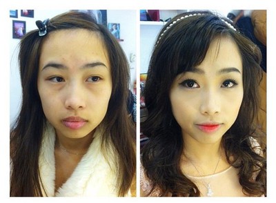 Chùm ảnh lột xác đáng kinh ngạc của các cô gái Việt trước và sau khi makeup