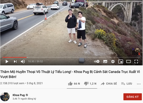 MXH chấn động trước tin Khoa Pug bị cảnh sát Canada trục xuất vì không mang giấy tờ, lái xe quá tốc độ, thực hư ra sao? - Ảnh 1. MXH chấn động trước tin Khoa Pug bị cảnh sát Canada trục xuất vì không mang giấy tờ, lái xe quá tốc độ, thực hư ra sao? - Ảnh 1.