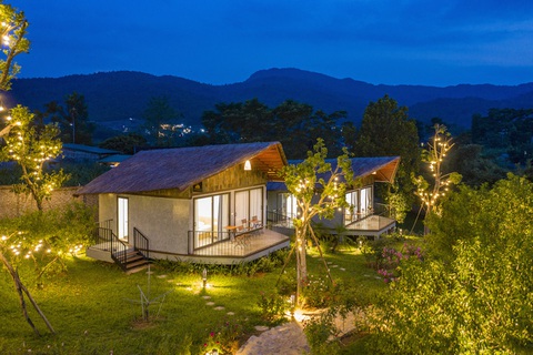 Vì đam mê và thích tụ tập, người phụ nữ này mua 6000m2 đất ở Ba Vì xây cả một resort mini sang chảnh để tận hưởng cuộc sống nghỉ dưỡng cho gia đình - Ảnh 4. Vì đam mê và thích tụ tập, người phụ nữ này mua 6000m2 đất ở Ba Vì xây cả một resort mini sang chảnh để tận hưởng cuộc sống nghỉ dưỡng cho gia đình - Ảnh 4.