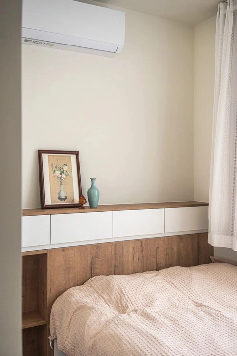 Con gái cải tạo lại căn hộ 53m2 từ 2 thành 3 phòng ngủ giúp bố mẹ già sinh hoạt thuận tiện hơn - Ảnh 11. Con gái cải tạo lại căn hộ 53m2 từ 2 thành 3 phòng ngủ giúp bố mẹ già sinh hoạt thuận tiện hơn - Ảnh 11.
