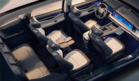 Ford Territory có đàn anh siêu xịn cạnh tranh Santa Fe: Nội thất ngập công nghệ, 3 màn hình nét 4K, ghế sau đẳng cấp chủ tịch - Ảnh 11. Ford Territory có đàn anh siêu xịn cạnh tranh Santa Fe: Nội thất ngập công nghệ, 3 màn hình nét 4K, ghế sau đẳng cấp chủ tịch - Ảnh 11.