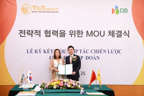 T&T Group của bầu Hiển bắt tay với tập đoàn TOP 10 của Hàn Quốc, mục tiêu chung trở thành doanh nghiệp dẫn đầu lĩnh vực bảo hiểm tại Việt Nam - Ảnh 1. T&T Group của bầu Hiển bắt tay với tập đoàn TOP 10 của Hàn Quốc, mục tiêu chung trở thành doanh nghiệp dẫn đầu lĩnh vực bảo hiểm tại Việt Nam - Ảnh 1.