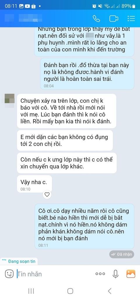 Xôn xao vụ phụ huynh xin cho con nghỉ học vì gãy tay, cô giáo nhắn: Không ưng lớp này thì xin chuyển lớp khác?- Ảnh 5. Xôn xao vụ phụ huynh xin cho con nghỉ học vì gãy tay, cô giáo nhắn: Không ưng lớp này thì xin chuyển lớp khác?- Ảnh 5.