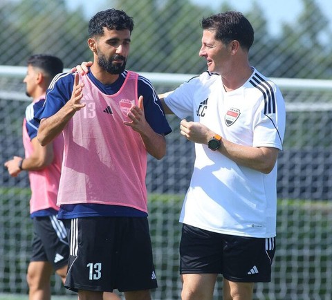 Tiền vệ Iraq cảnh giác trước trận tái đấu tuyển Việt Nam tại Asian Cup 2023- Ảnh 1. Tiền vệ Iraq cảnh giác trước trận tái đấu tuyển Việt Nam tại Asian Cup 2023- Ảnh 1.
