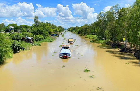 Công trình 200 năm từng khiến cố GS Võ Tòng Xuân thốt lên “ĐBSCL khỏi lo thiếu gạo ăn” xác lập kỷ lục mới - Ảnh 3. Công trình 200 năm từng khiến cố GS Võ Tòng Xuân thốt lên “ĐBSCL khỏi lo thiếu gạo ăn” xác lập kỷ lục mới - Ảnh 3.