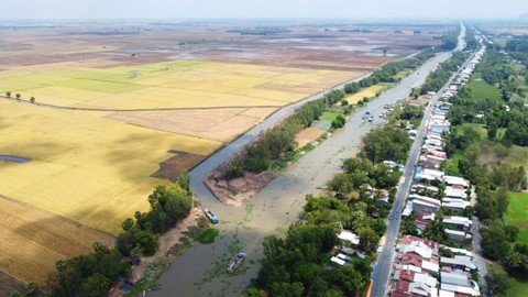 Công trình 200 năm từng khiến cố GS Võ Tòng Xuân thốt lên “ĐBSCL khỏi lo thiếu gạo ăn” xác lập kỷ lục mới - Ảnh 2. Công trình 200 năm từng khiến cố GS Võ Tòng Xuân thốt lên “ĐBSCL khỏi lo thiếu gạo ăn” xác lập kỷ lục mới - Ảnh 2.