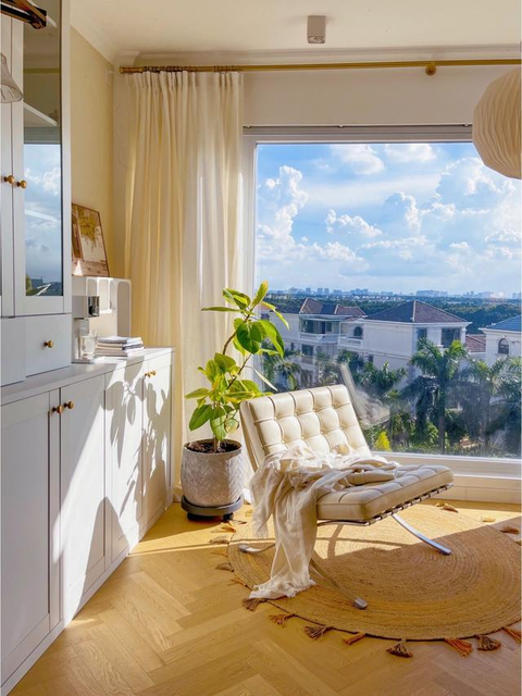 Người phụ nữ trung niên "gây sốt" sau khi khoe căn hộ 65m2, dân mạng bình luận: Bạn sẽ được chữa lành khi bước vào - Ảnh 10. Người phụ nữ trung niên "gây sốt" sau khi khoe căn hộ 65m2, dân mạng bình luận: Bạn sẽ được chữa lành khi bước vào - Ảnh 10.