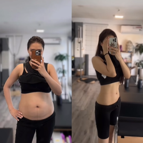 Phu nhân tập đoàn nghìn tỷ khoe ảnh sau sinh 6 tháng và hiện tại, ai nhìn cũng choáng, tưởng là 2 người khác nhau- Ảnh 1.