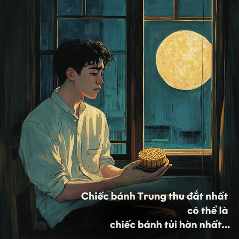“Năm đầu tiên ăn cái bánh Trung thu mình tự mua, tủi thân dâng lên, ngồi ăn mà khóc ra tiếng”- Ảnh 1. “Năm đầu tiên ăn cái bánh Trung thu mình tự mua, tủi thân dâng lên, ngồi ăn mà khóc ra tiếng”- Ảnh 1.