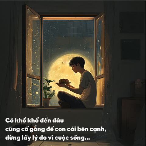 “Năm đầu tiên ăn cái bánh Trung thu mình tự mua, tủi thân dâng lên, ngồi ăn mà khóc ra tiếng”- Ảnh 2. “Năm đầu tiên ăn cái bánh Trung thu mình tự mua, tủi thân dâng lên, ngồi ăn mà khóc ra tiếng”- Ảnh 2.