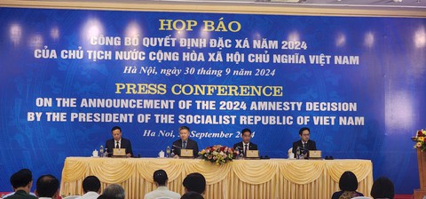 Công bố Quyết định đặc xá 2024 cho 3763 phạm nhân - Ảnh 1. Công bố Quyết định đặc xá 2024 cho 3763 phạm nhân - Ảnh 1.