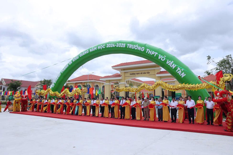 Việt Nam vừa có ngôi trường thứ hai đạt chứng nhận công trình xanh: Đầu tư 100 tỷ, nhiều vật liệu đặc biệt- Ảnh 4. Việt Nam vừa có ngôi trường thứ hai đạt chứng nhận công trình xanh: Đầu tư 100 tỷ, nhiều vật liệu đặc biệt- Ảnh 4.