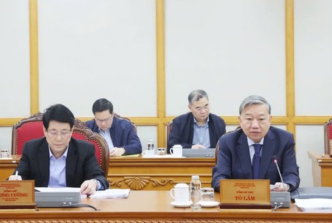 Tổng Bí thư Tô Lâm chủ trì họp Ban chỉ đạo Trung ương về tổng kết việc thực hiện Nghị quyết 18- Ảnh 1. Tổng Bí thư Tô Lâm chủ trì họp Ban chỉ đạo Trung ương về tổng kết việc thực hiện Nghị quyết 18- Ảnh 1.