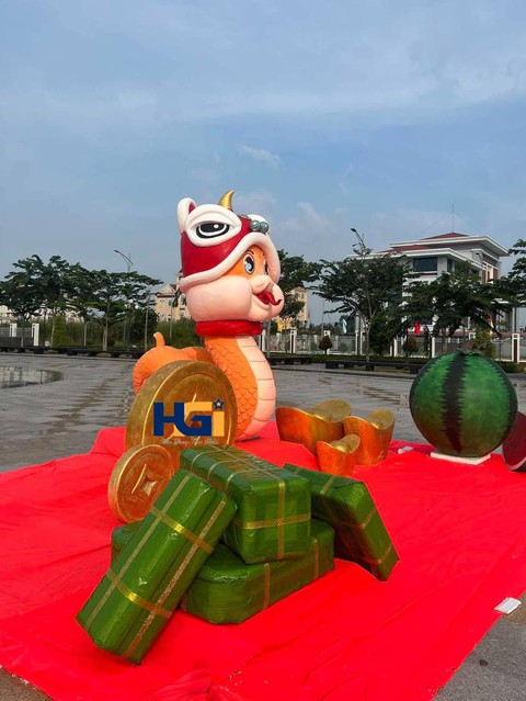Cuộc đua linh vật rắn 2025: Kim xà quyền uy, "bé Na tẻn tẻn" chiếm sóng mạng xã hội - Ảnh 36. Cuộc đua linh vật rắn 2025: Kim xà quyền uy, "bé Na tẻn tẻn" chiếm sóng mạng xã hội - Ảnh 36.