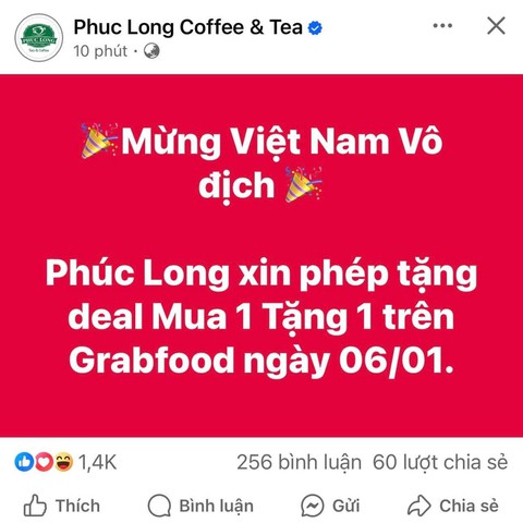 Hàng quán cả nước đồng loạt “chơi lớn” mừng tuyển Việt Nam vô địch ASEAN Cup 2024- Ảnh 7. Hàng quán cả nước đồng loạt “chơi lớn” mừng tuyển Việt Nam vô địch ASEAN Cup 2024- Ảnh 7.