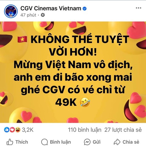 Hàng quán cả nước đồng loạt “chơi lớn” mừng tuyển Việt Nam vô địch ASEAN Cup 2024- Ảnh 11. Hàng quán cả nước đồng loạt “chơi lớn” mừng tuyển Việt Nam vô địch ASEAN Cup 2024- Ảnh 11.